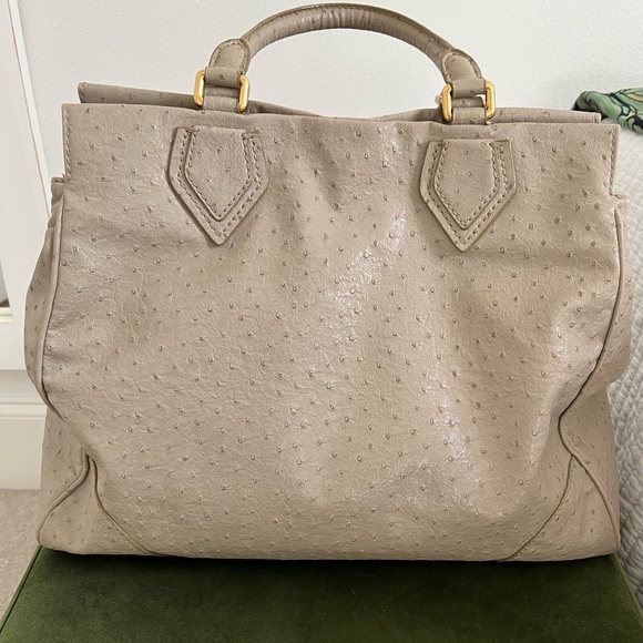 Marc by Marc Jacobs ostrich-embossed leather bag. PERFECT condition. - Picture 4 of 15